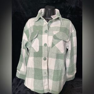 Emerald green flannel